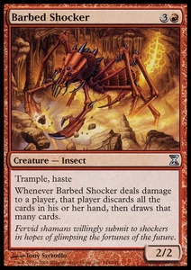 MTG magic cards 1x Barbed Shocker Time Spiral Light Play, English - Picture 1 of 1