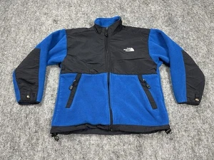 The North Face Jacket Kids Large 14-16 Blue Denali Polartec Fleece Boys Hiking - Picture 1 of 10