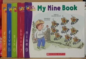 MY FIRST STEPS TO MATH #4,5,6,7 & 9 by Jane Belk Moncure ~ Hardcover Books - Imagen 1 de 6