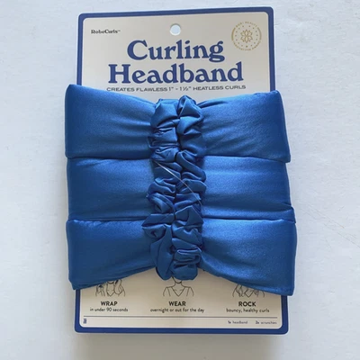 Diadema rizadora de satén RobeCurls rizador de pelo sin calor con rizos de bata crujientes Foto 1 de 2