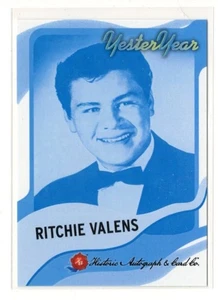 2025 HA Historic Autographs YesterYear 2 Ritchie Valens Design 2 BLUE #138 /50 - Picture 1 of 1