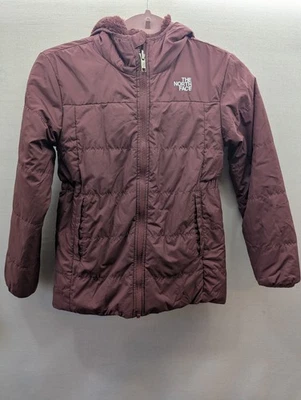 Двусторонняя парка для девочек The North Face Mossbud Wild Ginger размер Small 7/8 розовато-лиловая  - Изображение 1 из 4