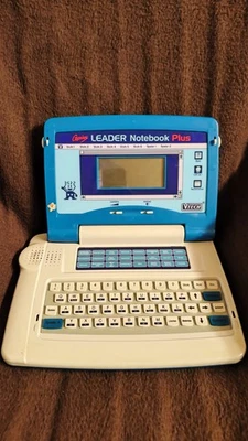 VTech Genius Leader Notebook plus retro Lerncomputer batteriebetrieben Notebook - Bild 1 von 4