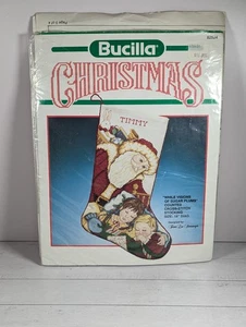Bucilla Kit Calza Punto Croce Natale 18" "Mentre Visioni di Prugne Zucchero" - Foto 1 di 6