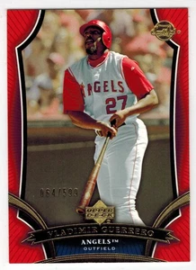 VLADIMIR GUERRERO 2005 Upper Deck Sweet Spot #10 GOLD PARALLEL - SERIAL #64/599 - Picture 1 of 2