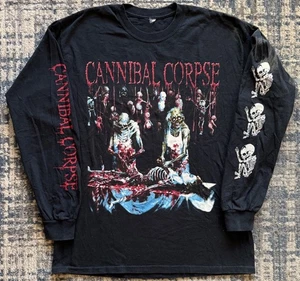 Vintage 2003 Cannibal Corpse Butchered At Birth Langarm T-Shirt Gr. L Kadaver - Bild 1 von 8