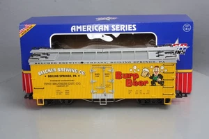 USA Trains R16407 G Scale Belcher Brewing Co. Refrigerator Car - Picture 1 of 12