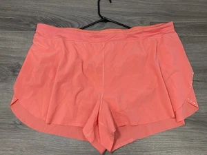 Lululemon Find Your Pace High-Rise Short 3" Peach/Pink Size 20 - Picture 1 of 11