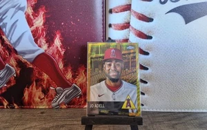 2022 Topps Chrome Platinum Jo Adell Gold Wave Refractor /50 - Bild 1 von 2