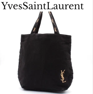 Bolso de Mano de Lujo Yves Saint Laurent de Lona para Mujer Vintage Diseñador Bolso de Mano Italia - Imagen 1 de 13