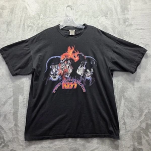Vintage Kiss Shirt Herren Extra Large Schwarz Psycho Circus 1998 Band Grafik 90er - Bild 1 von 10