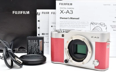 Fujifilm Fuji X-A3 24.2MP Mirrorless Camera Pink Body JAPAN [NEAR MINT in Box] - Image 1 of 4
