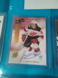 2023-24 Upper Deck Premier Auto Dawson Mercer Rookie Auto New Jersey Devils #8 - Bild 1 von 2