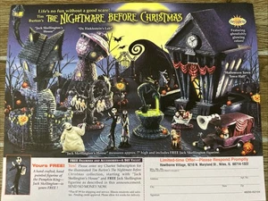 COLECCIÓN PESADILLA ANTES DE NAVIDAD 2005 Folleto Promocional Correo RARO - Imagen 1 de 2