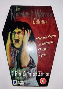 Anchor Bay Norman Warren Collection 5 DVD Coffin Box Set. UK Region 2 Pal Set! - Bild 1 von 5