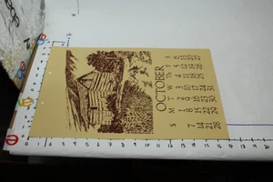 vintage ART PRINT October - Picture 1 of 6