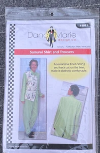 Dana Marie Design Co Sewing Pattern Samurai Shirt And Trousers New #1011 - Picture 1 of 2