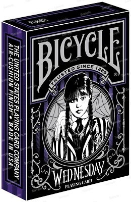 Bicycle WEDNESDAY Bike Lamp Playing Cards | Rare Trump New - Image 1 of 3