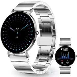 XCOAST SIONA 2 Minimalist Silver Unisex Smartwatch - 42 mm, AMOLED, Ultraflach - Bild 1 von 1