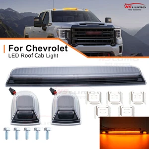 LED Cab Roof marker Lights kit For 20+Chevrolet Silverado GMC Sierra 2500 3500HD - Picture 1 of 13