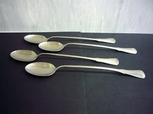 Oneida Patrick Henry 4 Stainless Iced Teaspoons EXC - Community - Picture 1 of 2