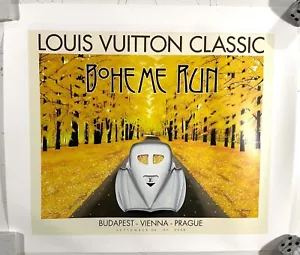 LOUIS VUITTON BOHEME RUN 2006 POSTER ORIGINAL HAND SIGNED BY RAZZIA medium size - Picture 1 of 6