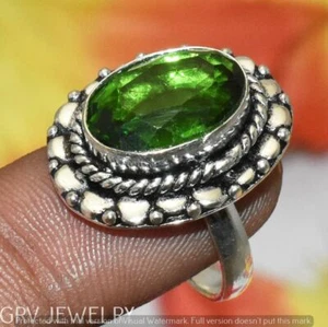 Peridot Gemstone Ring 925 Sterling Silver Overlay Us Size 6.5" U300-C103 - Picture 1 of 1