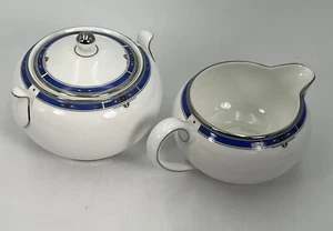 Wedgewood Bone China Made In England Kingsbridge creamer and sugar set - Picture 1 of 7