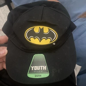 Movie Hat boys girls Youth Batman Adjustable dc comics Joker under brim - Picture 1 of 2
