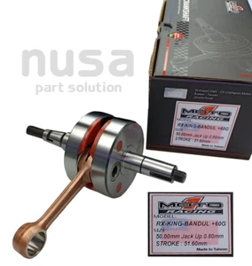 Moto1 Racing Yamaha RX135 RXK RXKING Crankshaft Stroke Up 0,8mm+60gr (51.60 MM) - Picture 1 of 4