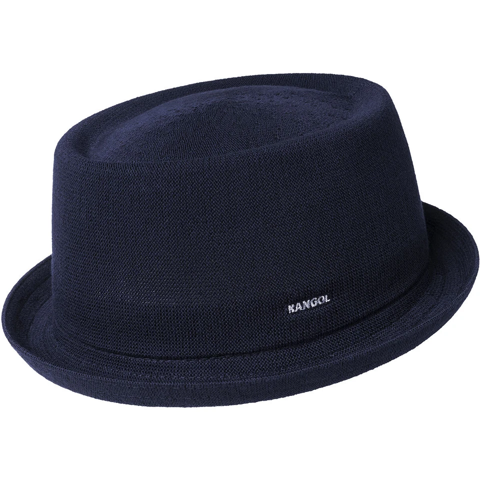 KANGOL ® ORIGINAL PORK PIE HAT MOWBRAY BAMBOO PLAYER AZUL NUEVO TENDENCIA - Imagen 1 de 1