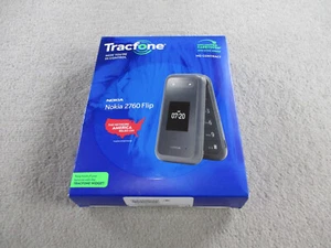 Tracfone Nokia 2760 Flip Phone Unlimited Carryover No Contract 5MP Camera 4GB - Picture 1 of 4