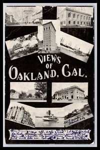 Multi-View, "VISTAS de OAKLAND CALIFERIA", Matasellos 1906 - Imagen 1 de 2