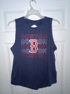 Medias Rojas Boston Niñas-Mujeres Sin Mangas-Espalda Abierta Mercancía Genuina X-Grande  Foto 1 de 4