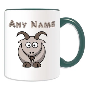 Regalo personalizzato tazza capra salvadanaio tazza nome messaggio tè caffè sciocco pecora ariete - Foto 1 di 20