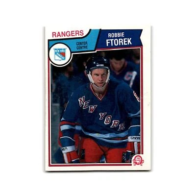 1983 O-Pee-Chee Robbie Ftorek New York Rangers #244 - Image 1 of 3