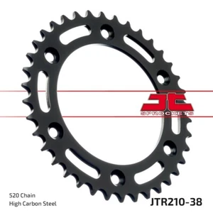 JT Sprockets - JTR210.38 - Steel Rear Sprocket, 38T For Honda CRF230M 2009-2010 - Picture 1 of 1