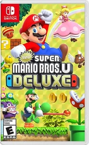 New Super Mario Bros. U Deluxe Nintendo Switch Video Game Brand New - Picture 1 of 5