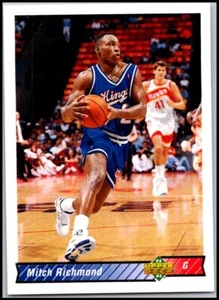 1992-93 UD Upper Deck #162 Mitch Richmond - ¡Envío gratuito de la corte! - Imagen 1 de 2