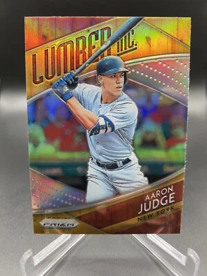 2019 Panini Prizm Aaron Judge #LI6 Silver Prizm Lumber Inc. New York Yankees NYY - Image 1 of 2