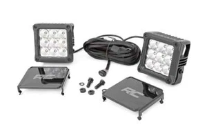 Rough Country Chrome Series 4" Wide Angle LED Light Pods-Flood, Pair; 70905DRL - Picture 1 of 6