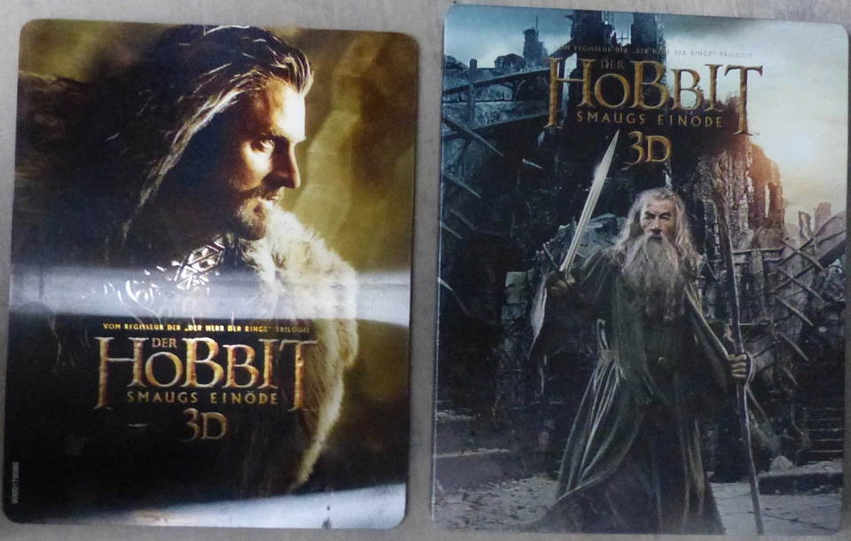 Blu-ray/ Der Hobbit: Smaugs Einöde 3D + 2D - Steelbook mit Lenticularcover !! - Bild 1 von 1