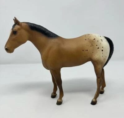 Vintage Breyer Quarter Horse Yearling #103 Matte Bay Appaloosa Dark Variation - Image 1 of 4