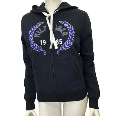 TOMMY HILFIGER SUDADERA CON CAPUCHA CREMALLERA COMPLETA MUJER MD NUEVA CON ETIQUETA Foto 1 de 4