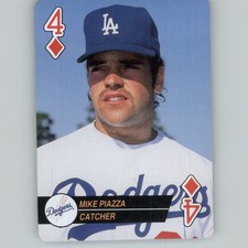 1994 Bicycle Baseball Aces Playing Cards Mike Piazza Los Angeles Dodgers #NNO