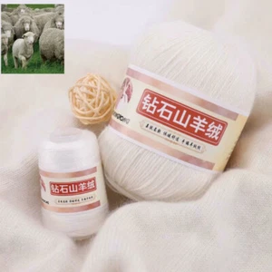 50+20g/Set 100% Cashmere Yarn for Hand Knitting Scarf Sweater Cardigan Baby Soft - Picture 1 of 20