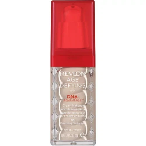 Revlon Age Defying Cream Makeup with DNA Advantage, 05 Fresh Ivory SPF 20 - 30ML - Image 1 of 1
