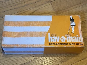 Vintage 1971 Popeil's Hav-a-Maid Mop Replacement Head NOS - Picture 1 of 6