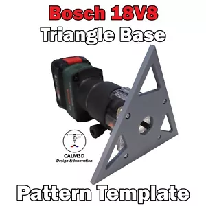 Bosch 18V8 Base router triangolare compatibile - INC P&P - Foto 1 di 14