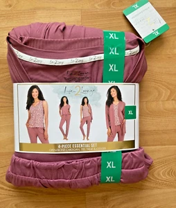 love 2 lounge 4  piece essential set onion  Red women  Size XL - Picture 1 of 2